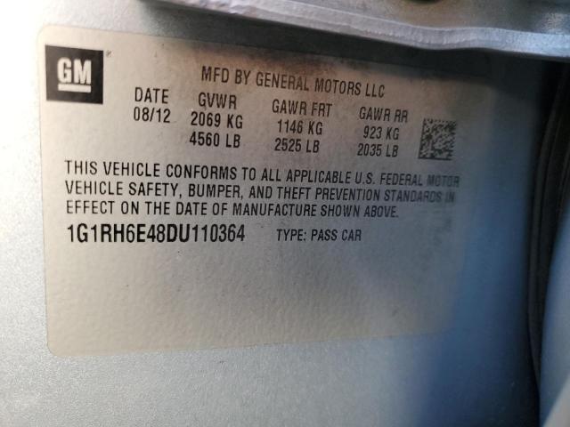 VIN 1G1RH6E48DU110364 2013 Chevrolet Volt no.12