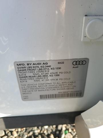 VIN WA1BBAFY2N2085872 2022 Audi Q5, Premium Plus 40 no.14