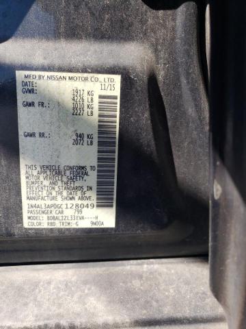 2016 NISSAN ALTIMA 2.5 - 1N4AL3AP0GC128049