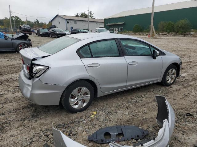 HONDA CIVIC LX 2014 silver  gas 2HGFB2F5XEH556808 photo #4