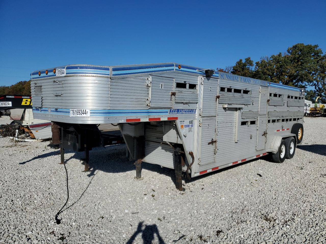 Lot #2955403750 1995 ALUM TRAILER