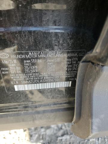 2018 HYUNDAI SANTA FE S - 5NMZUDLA1JH104750