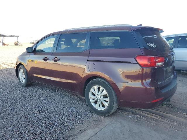 KIA SEDONA LX 2016 burgundy  gas KNDMB5C1XG6113989 photo #3