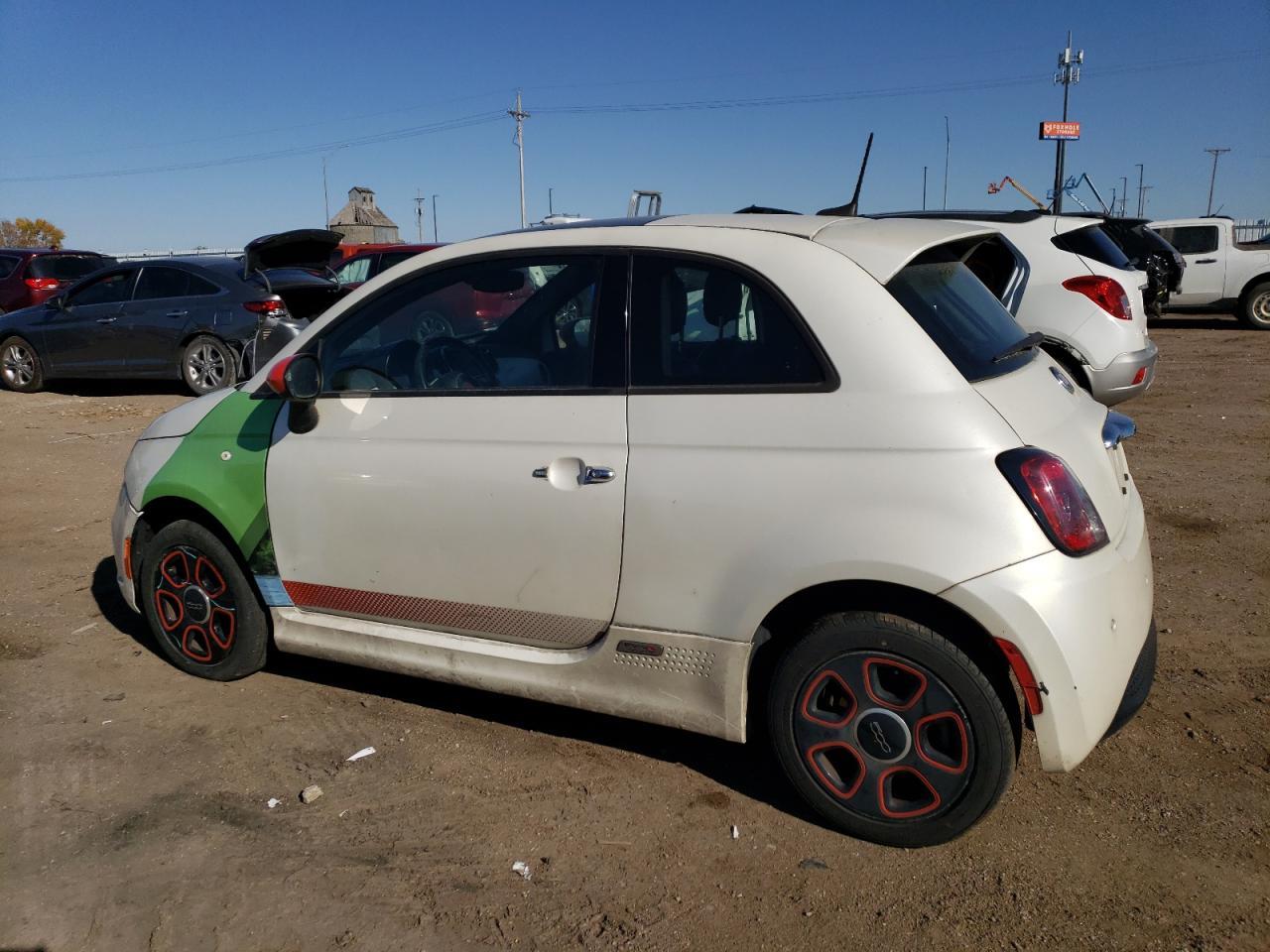 Lot #2935743836 2016 FIAT 500 ELECTR