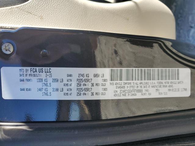 2015 CHRYSLER TOWN & COU - 2C4RC1GGXFR708889