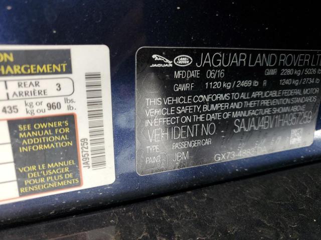 2017 JAGUAR XE PREMIUM - SAJAJ4BV1HA957259