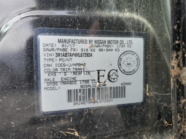 2017 NISSAN SENTRA S - 3N1AB7AP4HL672924