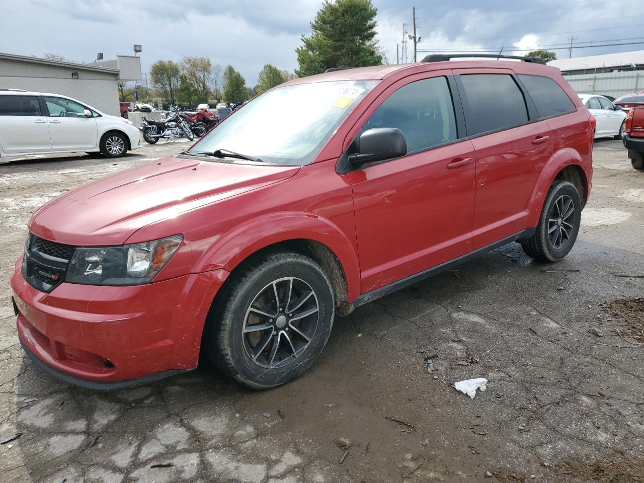 Lot #2943196481 2017 DODGE JOURNEY SE