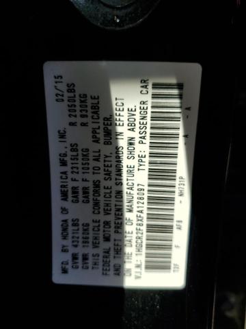 2015 HONDA ACCORD EXL - 1HGCR2F8XFA128097
