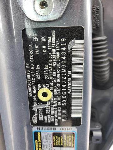 2021 KIA K5 LXS - 5XXG14J21MG048419