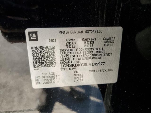 2020 CHEVROLET TAHOE K150 - 1GNSKBKC8LR145977