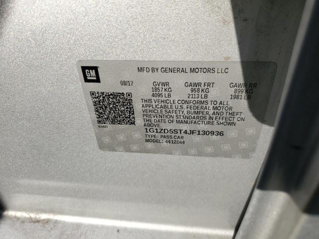 2018 CHEVROLET MALIBU LT - 1G1ZD5ST4JF130936