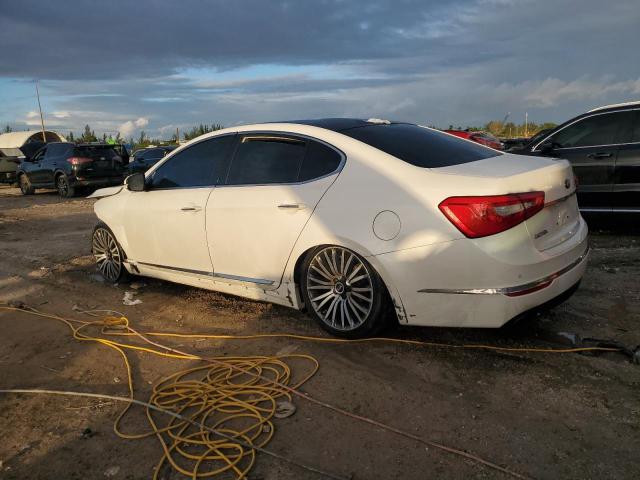 KIA CADENZA PR 2015 white  gas KNALN4D76F5169638 photo #3