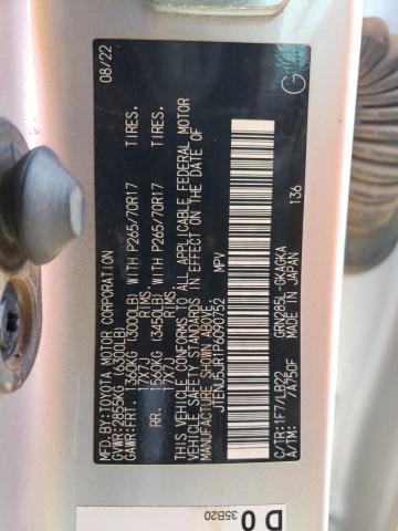 2023 TOYOTA 4RUNNER SE - JTENU5JR1P6090752