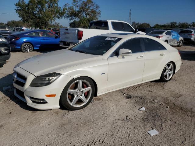 MERCEDES-BENZ CLS 550 2012 white sedan 4d gas WDDLJ7DB6CA044023 photo #1