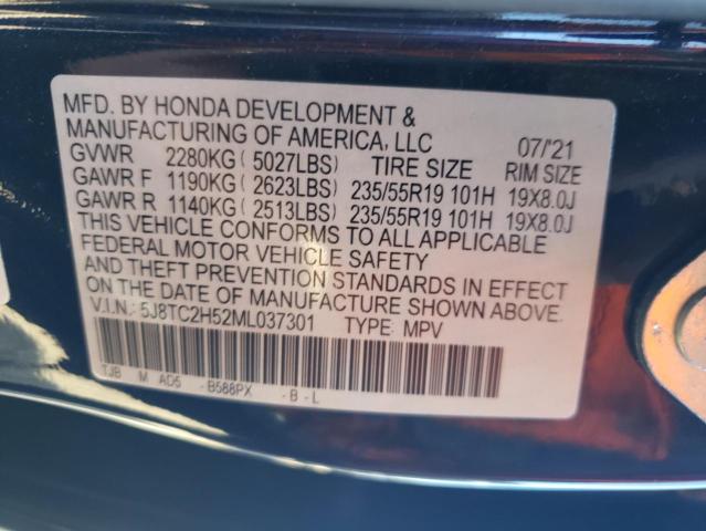 2021 ACURA RDX TECHNO - 5J8TC2H52ML037301