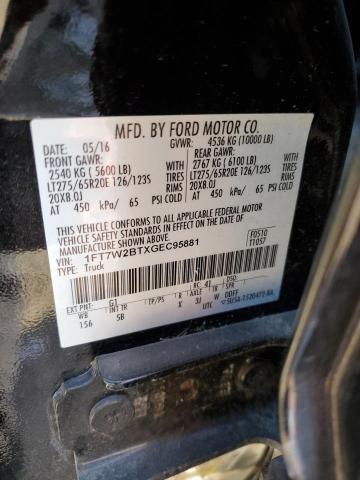 2016 FORD F250 SUPER - 1FT7W2BTXGEC95881