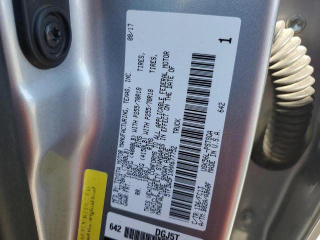 2017 TOYOTA TUNDRA CRE - 5TFDW5F1XHX677752