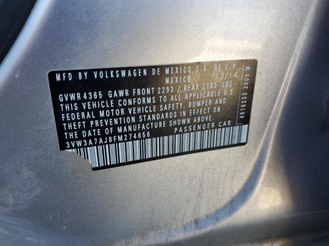 2015 VOLKSWAGEN JETTA TDI - 3VW3A7AJ8FM274656