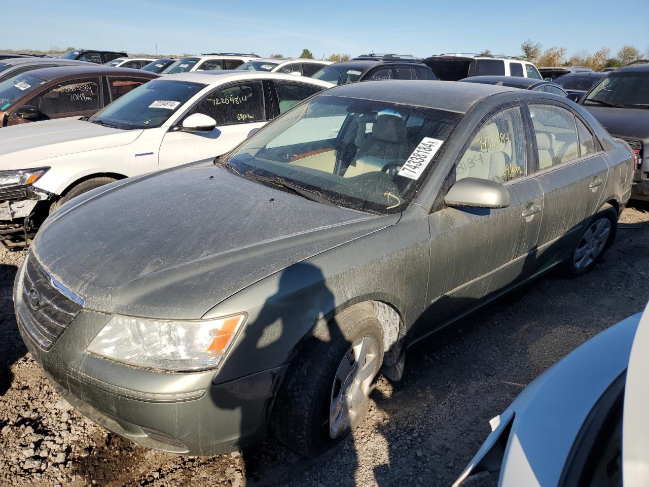 Lot #2947526769 2010 HYUNDAI SONATA GLS