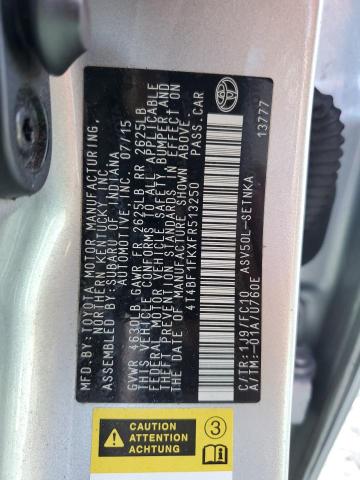 2015 TOYOTA CAMRY LE - 4T4BF1FKXFR513250