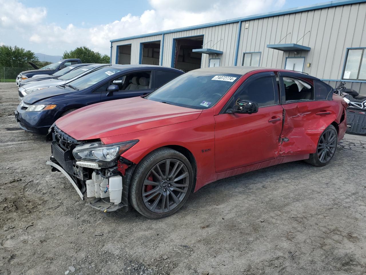 Lot #2886266661 2018 INFINITI Q50 RED SP