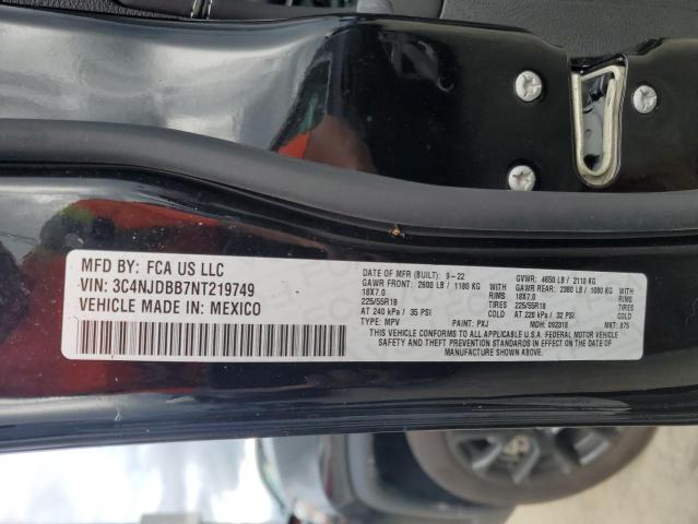 2022 JEEP COMPASS LA 3C4NJDBB7NT219749