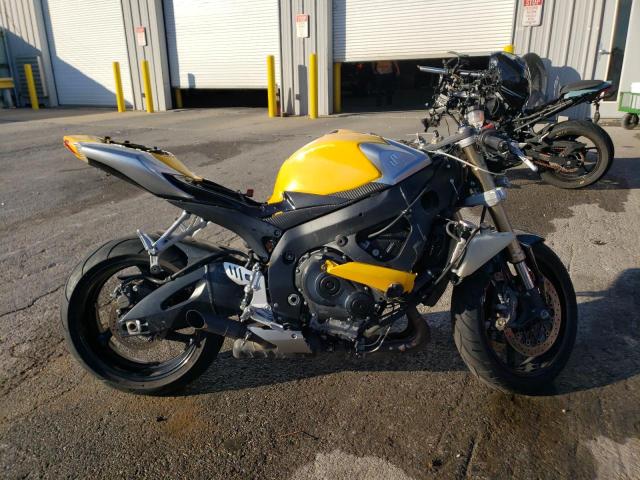 SUZUKI GSX-R600 2008 yellow  gas JS1GN7EA682111432 photo #1