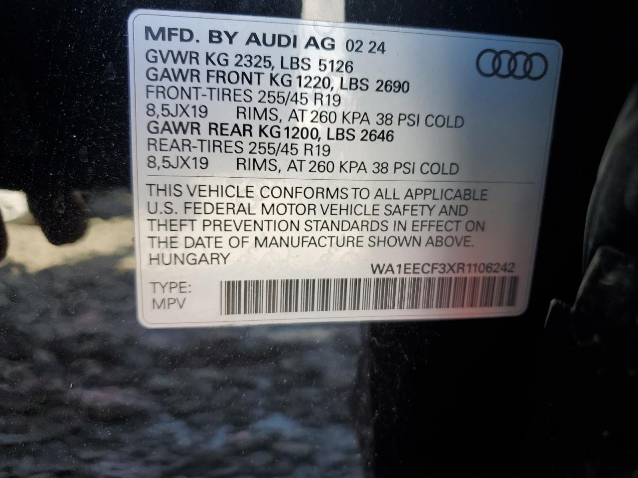 Lot #3026037951 2024 AUDI Q3 PREMIUM