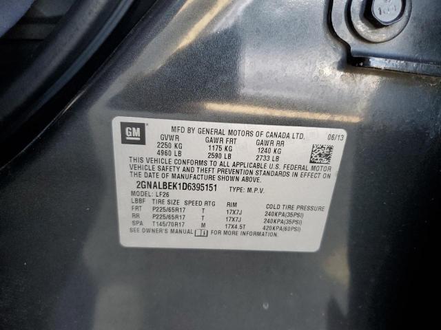 VIN 2GNALBEK1D6395151 2013 Chevrolet Equinox, LS no.13