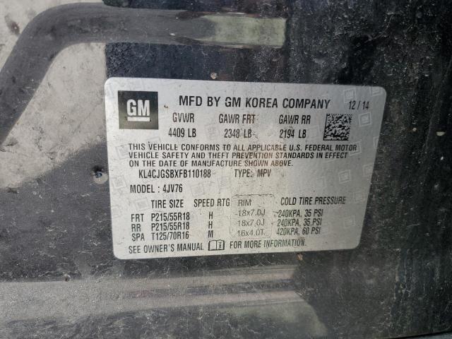 2015 BUICK ENCORE - KL4CJGSBXFB110188