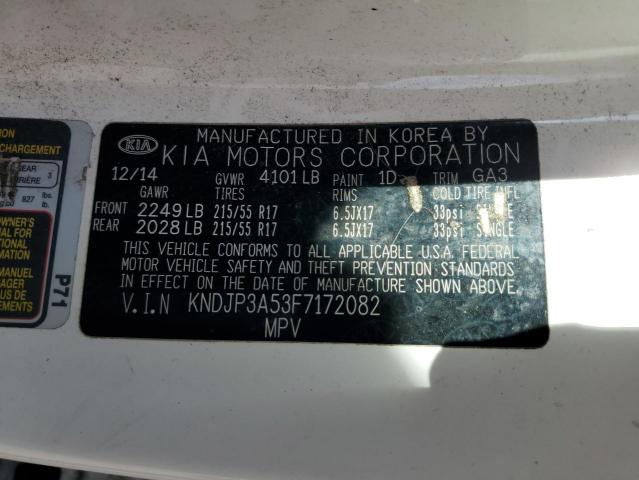 VIN KNDJP3A53F7172082 2015 KIA Soul, + no.13