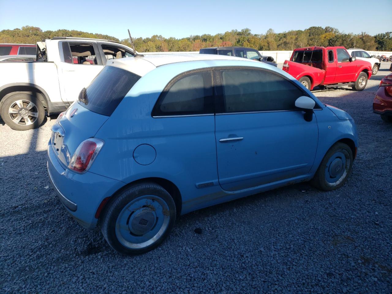 Lot #2964669007 2015 FIAT 500 LOUNGE