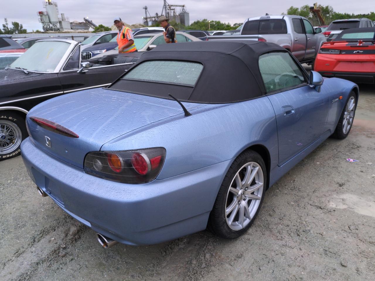 HONDA S2000 2005 blue  gas JHMAP21455S004956 photo #4