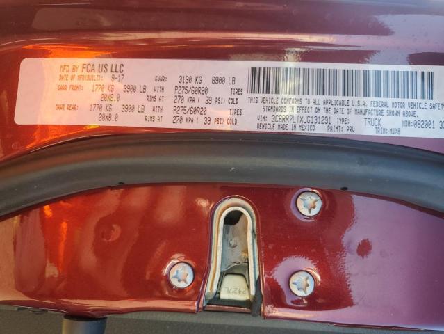 2018 RAM 1500 SLT - 3C6RR7LTXJG131291