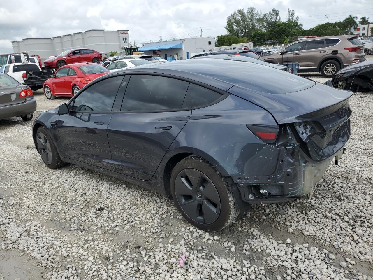 Lot #2972318622 2023 TESLA MODEL 3