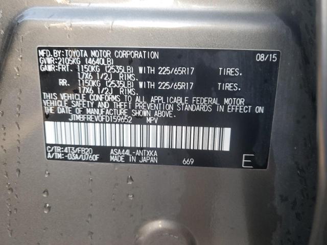 2015 TOYOTA RAV4 LE - JTMBFREV0FD159652