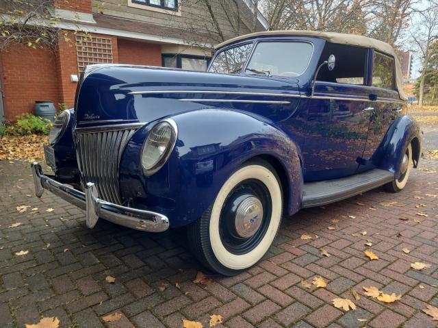 FORD DELUXE 1939 blue   185036567 photo #3