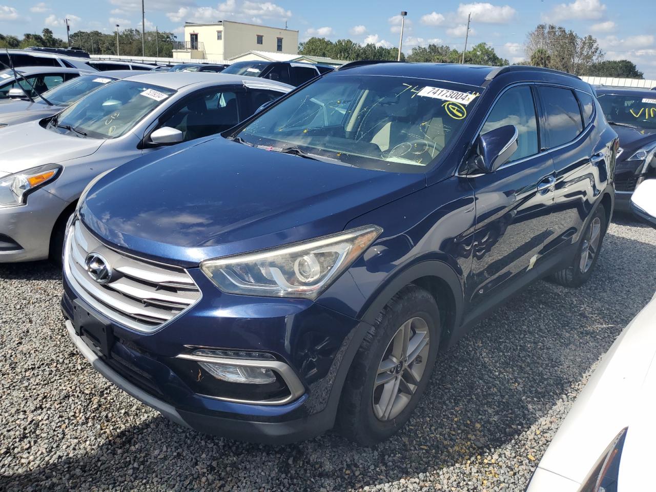 Lot #3022956074 2018 HYUNDAI SANTA FE S