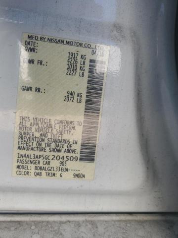 2016 NISSAN ALTIMA 2.5 - 1N4AL3AP5GC204509