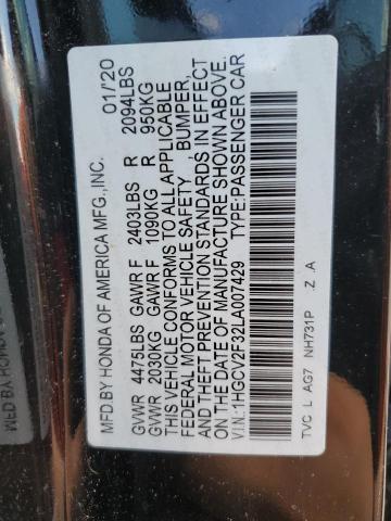 2020 HONDA ACCORD SPO - 1HGCV2F32LA007429