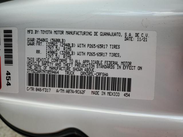 2022 TOYOTA TACOMA ACC - 3TYSZ5AN7NT059464