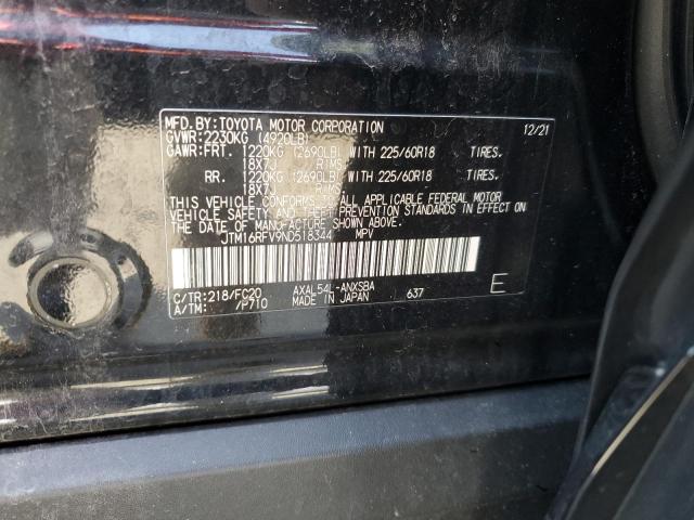 2022 TOYOTA RAV4 SE - JTM16RFV9ND518344
