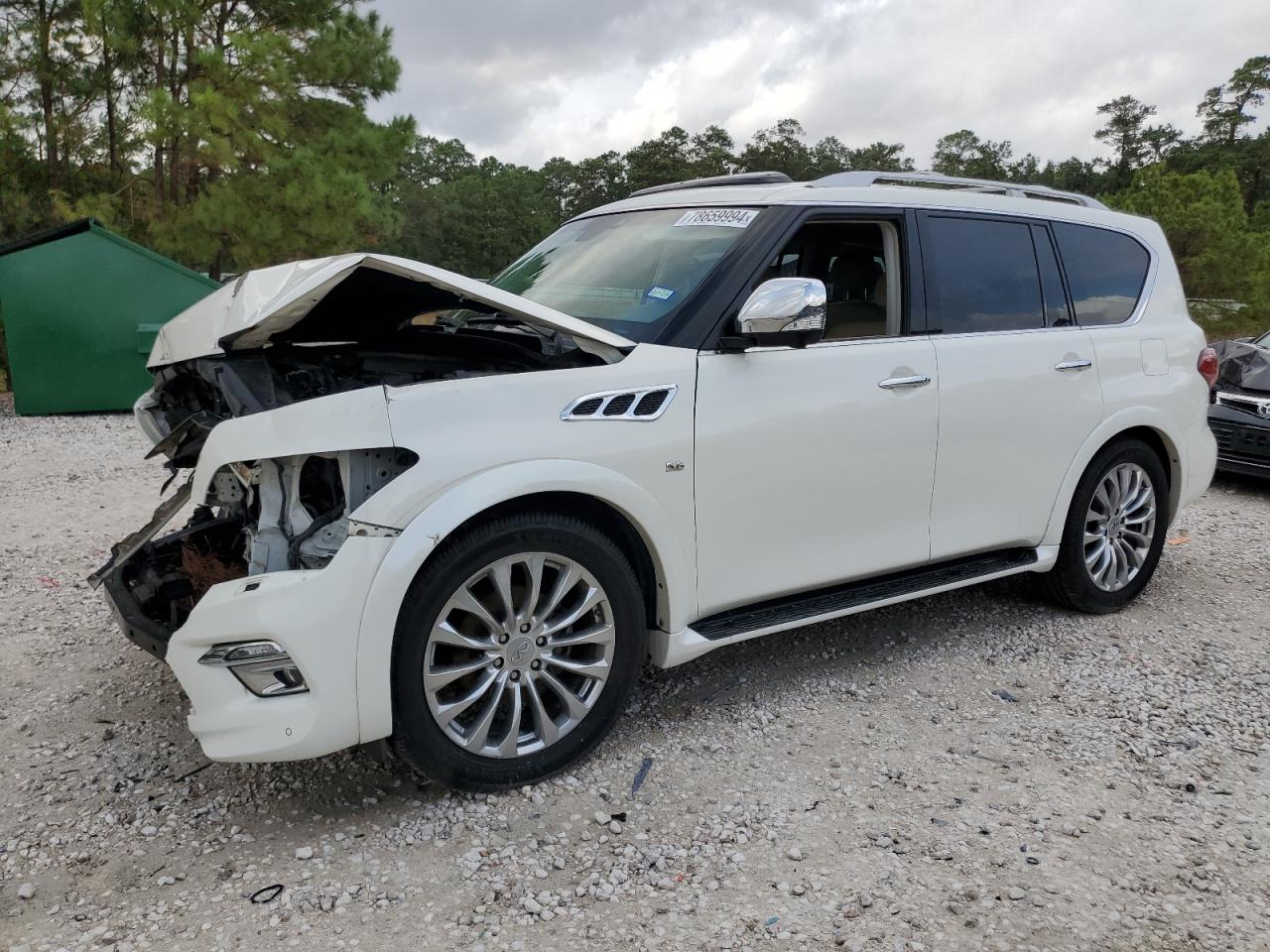 Lot #2957632146 2017 INFINITI QX80 BASE