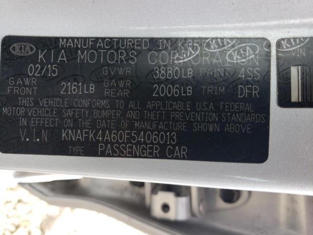 VIN KNAFK4A60F5406013 2015 KIA FORTE no.12