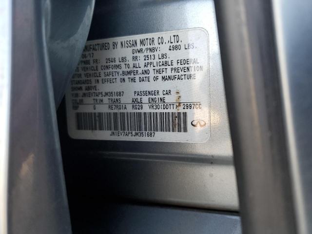 2018 INFINITI Q50 LUXE - JN1EV7AP5JM351687