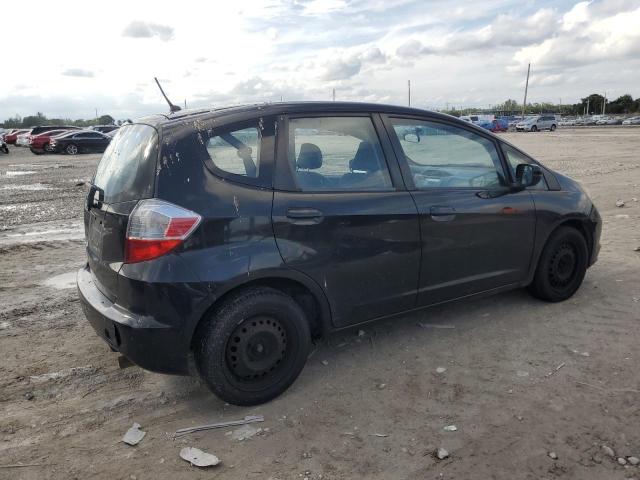 HONDA FIT 2013 black hatchbac gas JHMGE8H32DC080725 photo #4