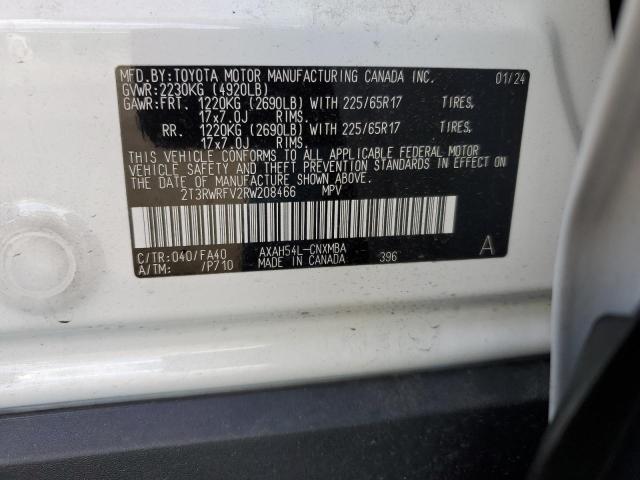 2024 TOYOTA RAV4 XLE - 2T3RWRFV2RW208466