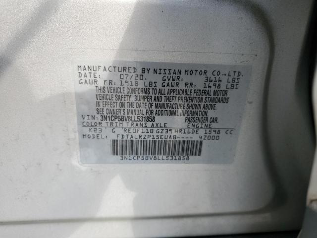 2020 NISSAN KICKS S - 3N1CP5BV8LL531858