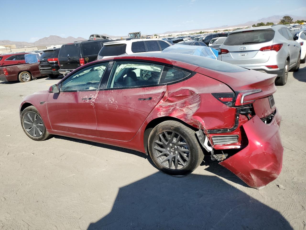 Lot #3038217733 2024 TESLA MODEL 3